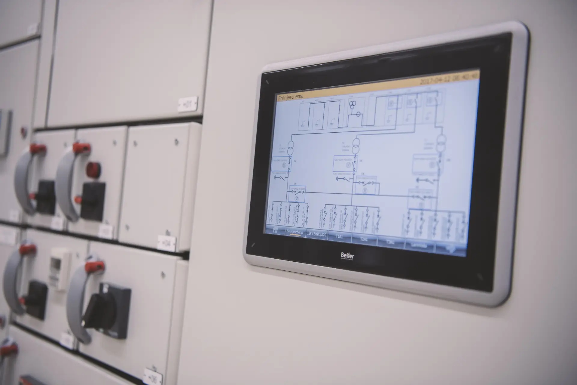 Utsidan av ett ställverk