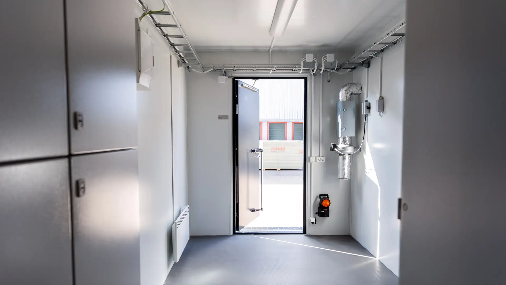 TB, Teknikbyggnad, inifrån.