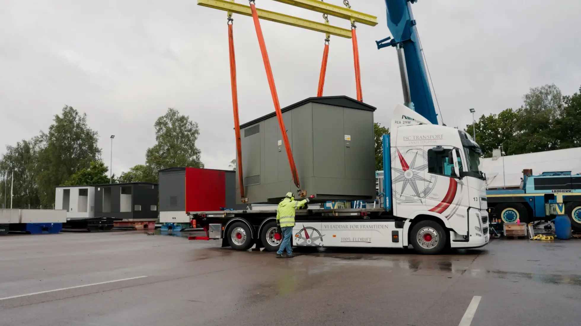 Från lastning i Tingsryd 2025