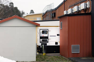 Reservkraftaggregat på Holtab