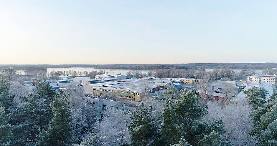 Flygbild Holtab Tingsryd